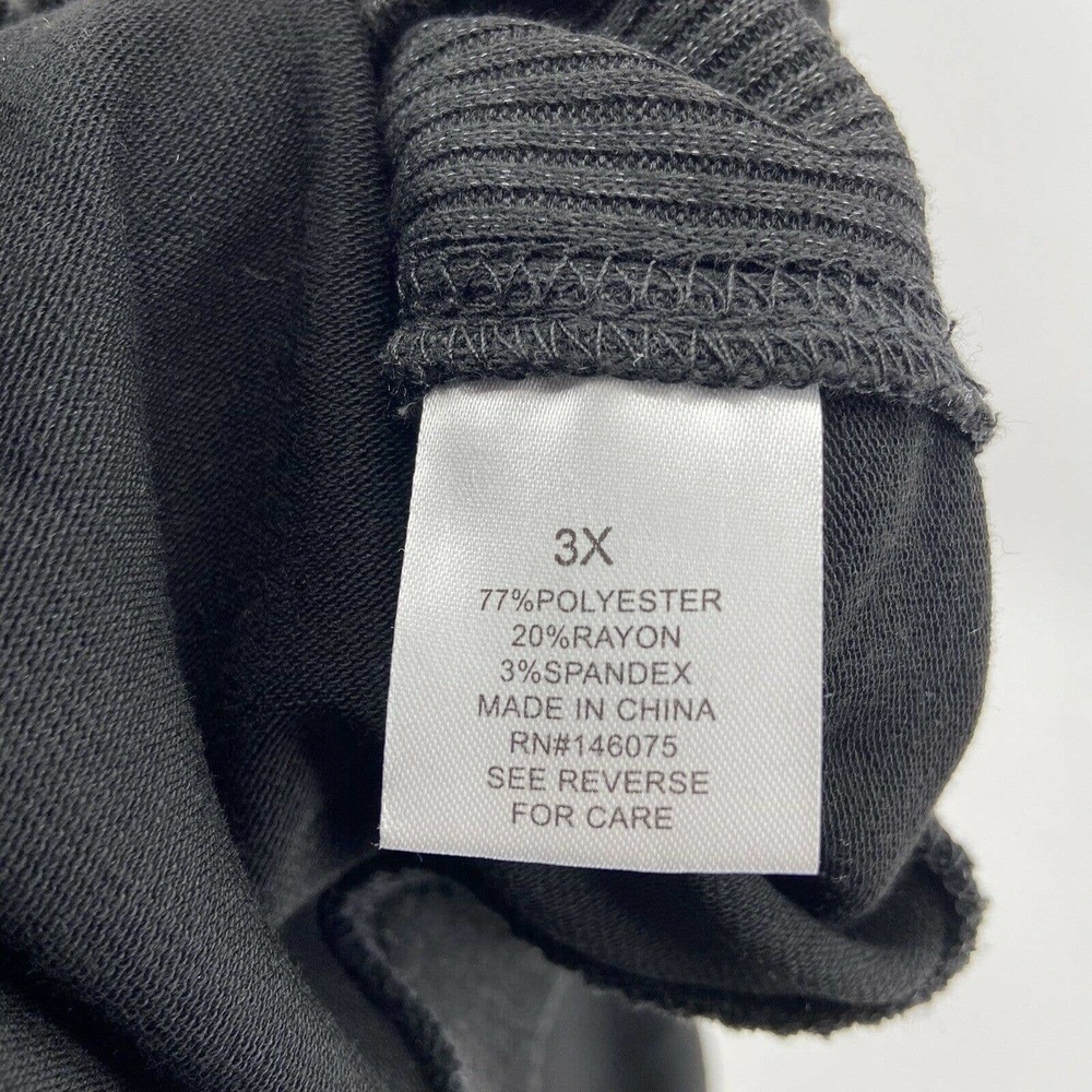 Sweet Romeo Black White Fuzzy Jumbo Star Sweater - Picture 6 of 7